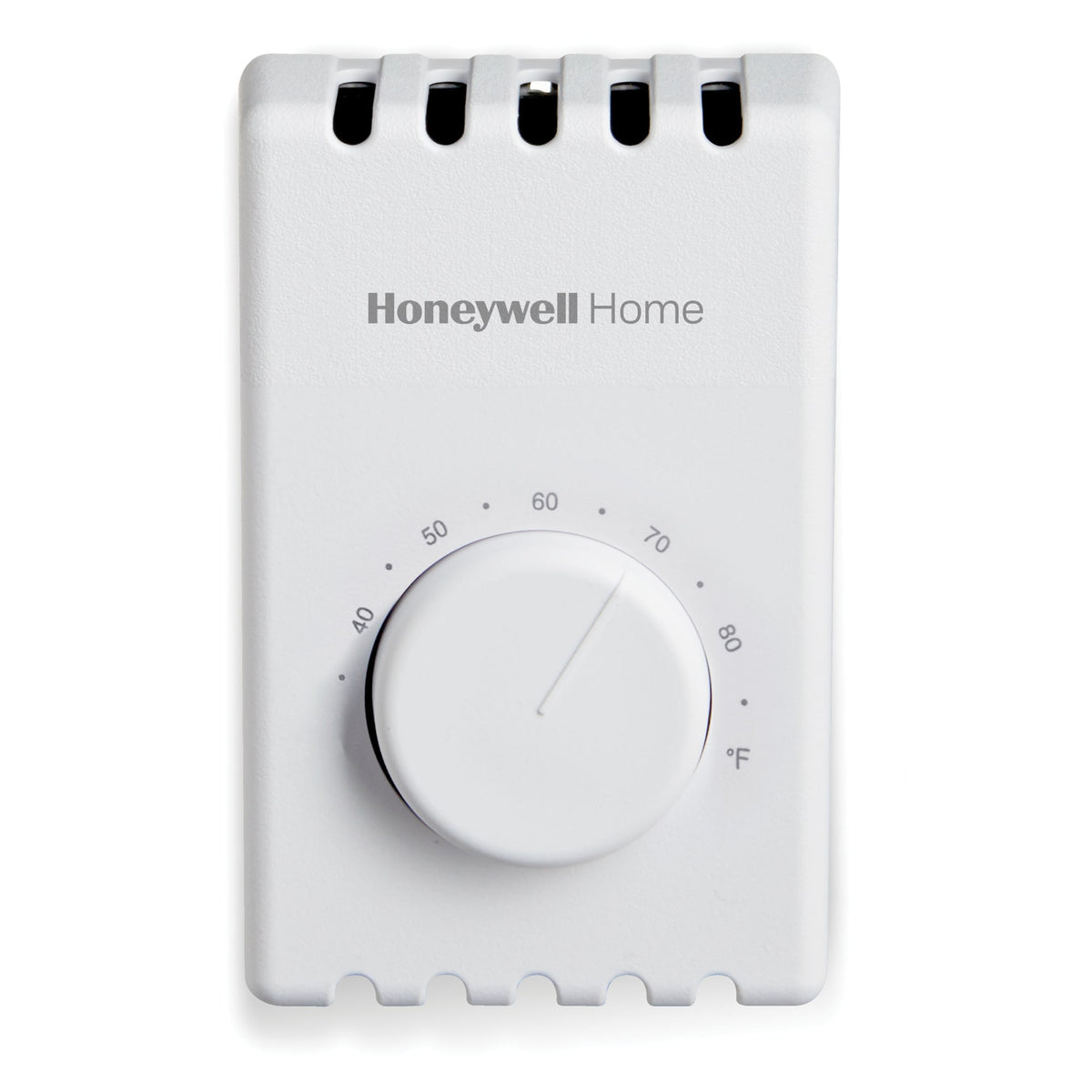 Resideo T410A1013/U Line Voltage Electric Heat Thermostat, Fahrenheit, Premier White
