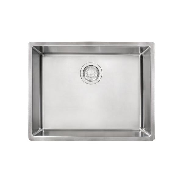 Franke Cube 23-in. x 18-in. 18 Gauge Stainless Steel Undermount Single Bowl Kitchen Sink - CUX11021