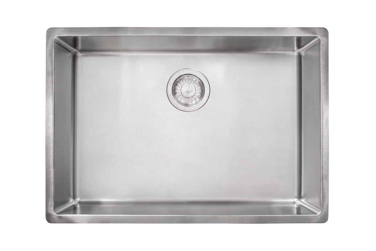 Franke CUX11025 Cube 26.62" x 17.75" 18 Gauge Stainless Steel Undermount Single Bowl Kitchen Sink