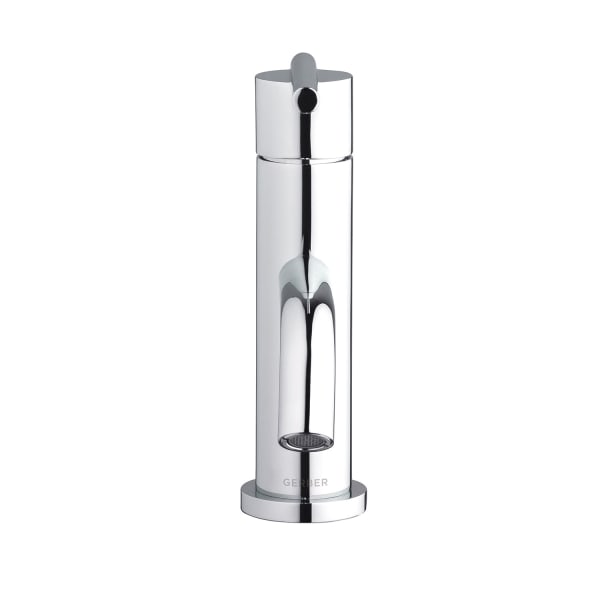 Parma 1H Lavatory Faucet w/ Metal Touch Down Drain & Optional Deck Plate Included 1.2gpm Chrome