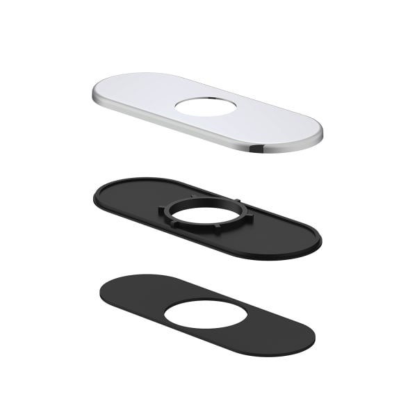 Cover Plate Assembly for 4" Centerset Lavatory Faucet Chrome