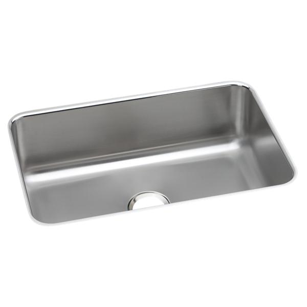 Dayton Stainless Steel 26-1/2" x 18-1/2" x 8" Single Bowl Undermount Sink