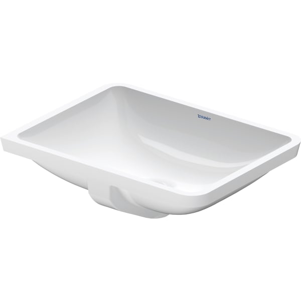 Duravit Starck 3 20 7/8" Rectangular Undermount Sink in White with Overflow