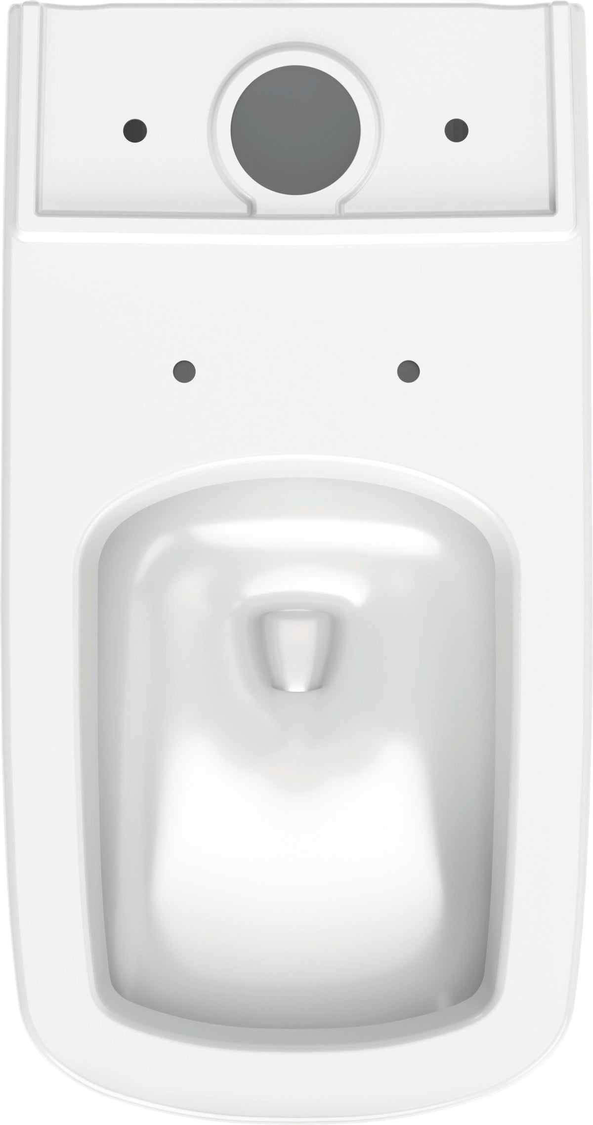 Duravit DuraStyle 1.32/0.92 GPF Dual Flush Elongated Toilet Bowl in White