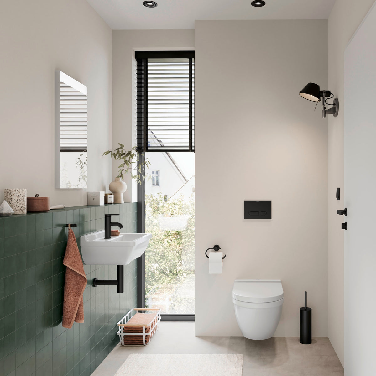 Duravit Starck 3 20 7/8" Rectangular Undermount Sink in White with Overflow