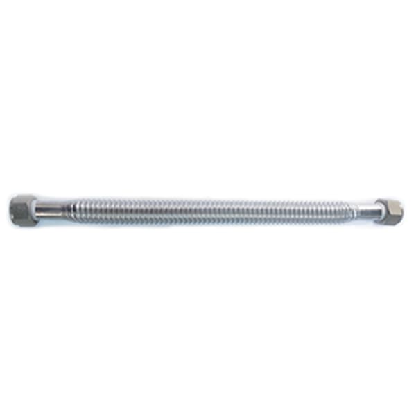 3/4" FIP x FIP - 12" Long Stainless Water Heater Connector
