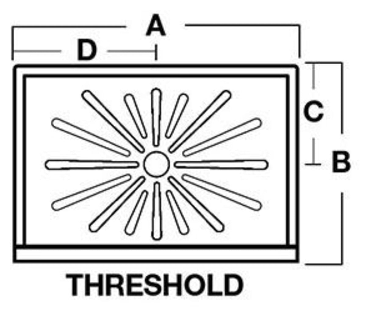 E. L Mustee & Sons E.L. Mustee & Sons - DURABASE® (Shower Base) White, 1-Piece, Rectangle, Single Threshold (48" x 32" x 5-1/2")