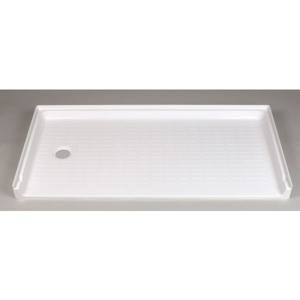 E.L. Mustee & Sons - DURABASE® (Shower Base) White, Barrier-Free, Rectangle (30" x 60" x 4")