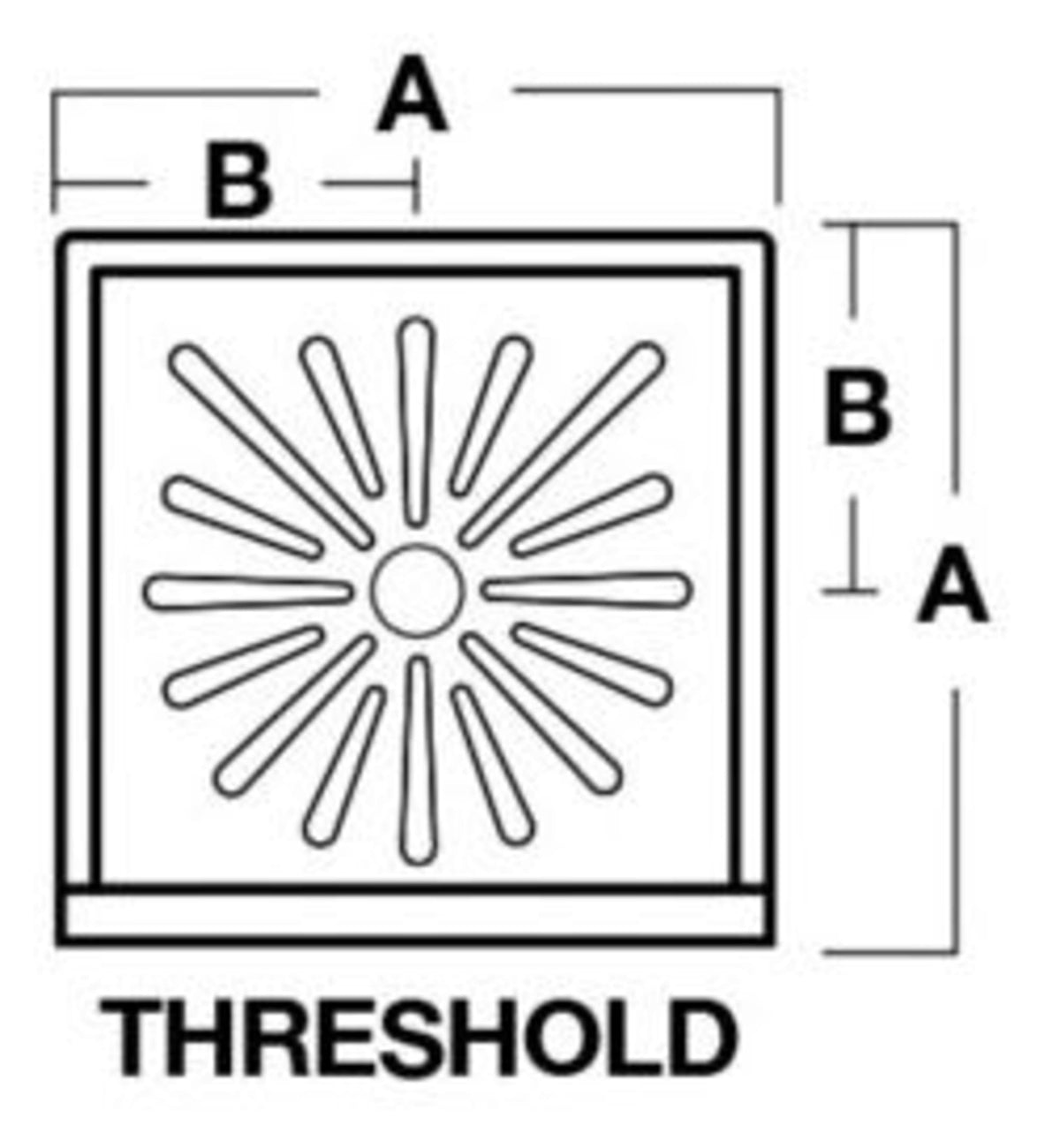 E. L Mustee & Sons E.L. Mustee & Sons - DURABASE® (Shower Base) White, Shower Bases & Walls - 1-Piece, Single Threshold, Square (36" x 36" x 5-1/2")