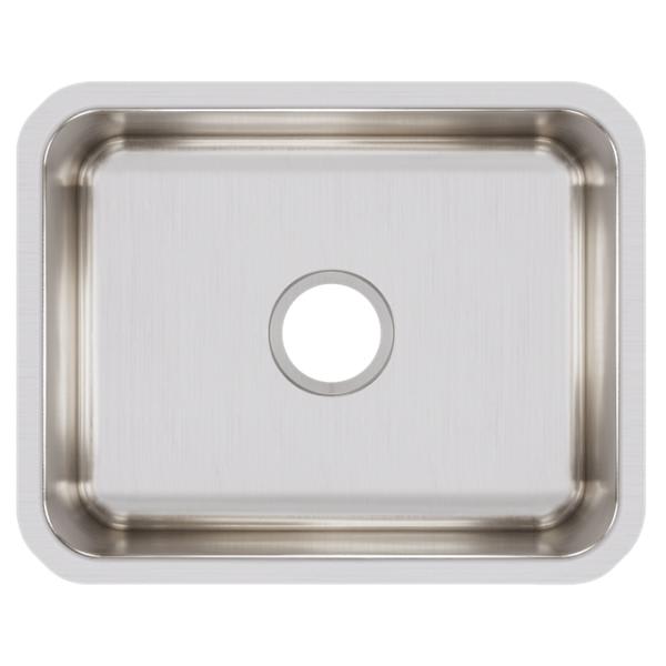 Elkay ELUH1814 Lustertone Classic Stainless Steel 20-1/2" x 16-1/2" x 7-7/8" Single Bowl Undermount Sink