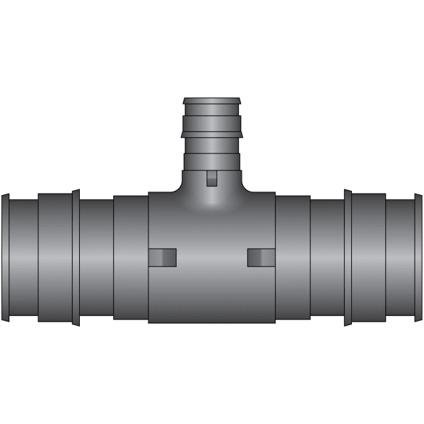 1-1/4" x 1-1/4" x 1/2" PEX Reducing Tee (Expansion(F1960)) - Composite