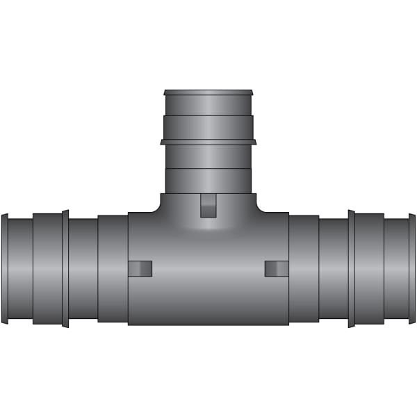 1-1/4" x 1-1/4" x 1" PEX Reducing Tee (Expansion(F1960)) - Composite
