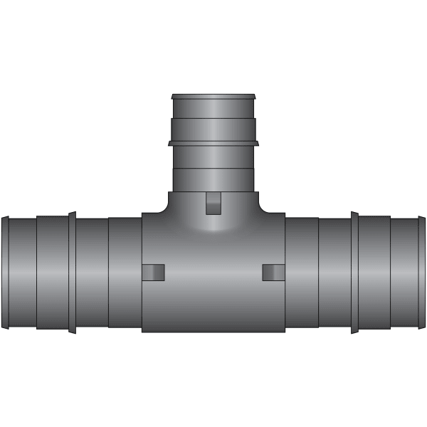 1-1/2" x 1-1/2" x 1" PEX Reducing Tee (Expansion(F1960)) - Composite