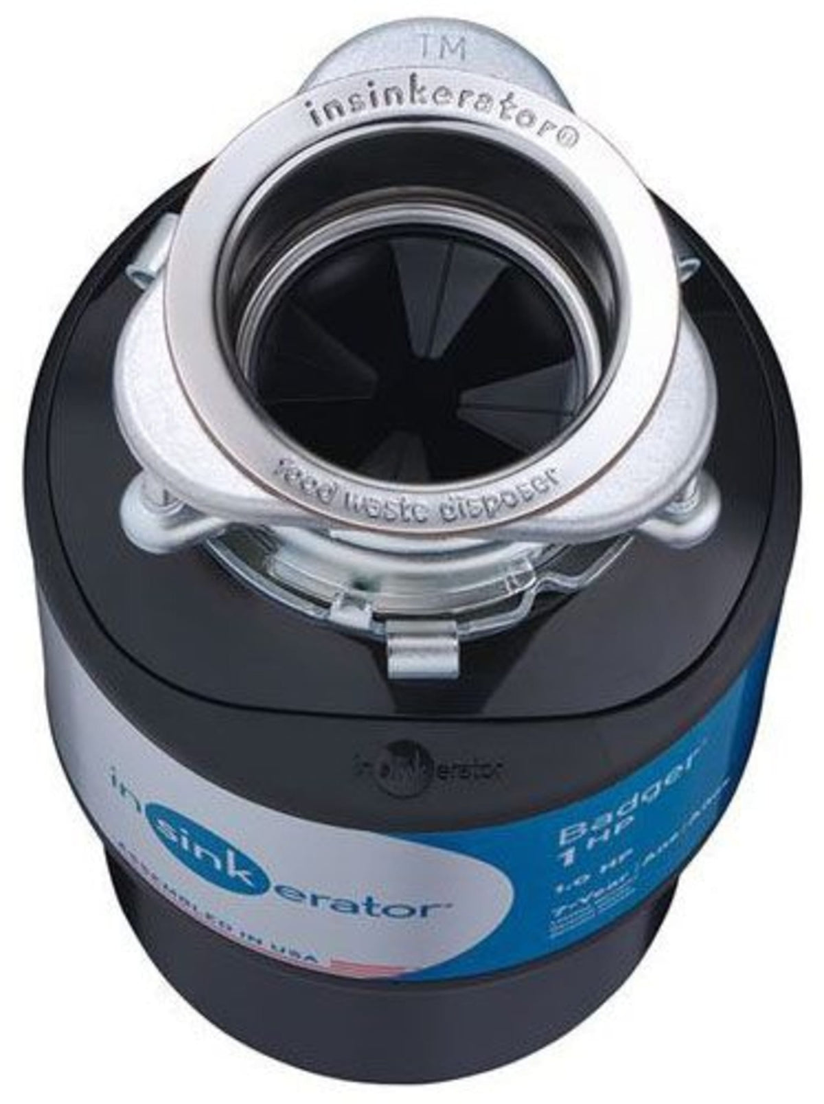 InSinkErator - Badger® (1/3 HP) Waterborne Gray Enamel - Continuous Feed, Heavy Duty