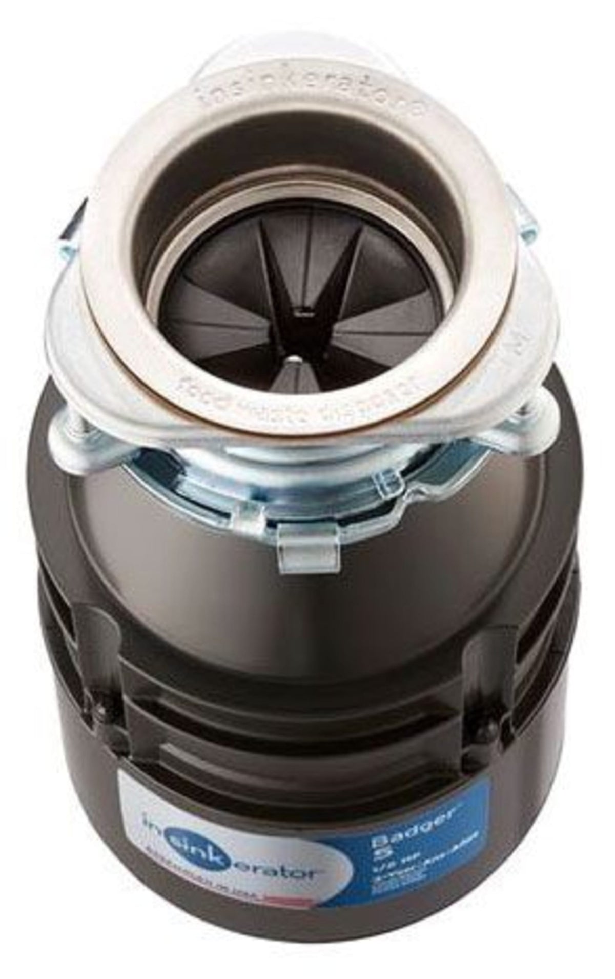 InSinkErator - Badger® (1/2 HP) Waterborne Gray Enamel - Continuous Feed, Heavy Duty