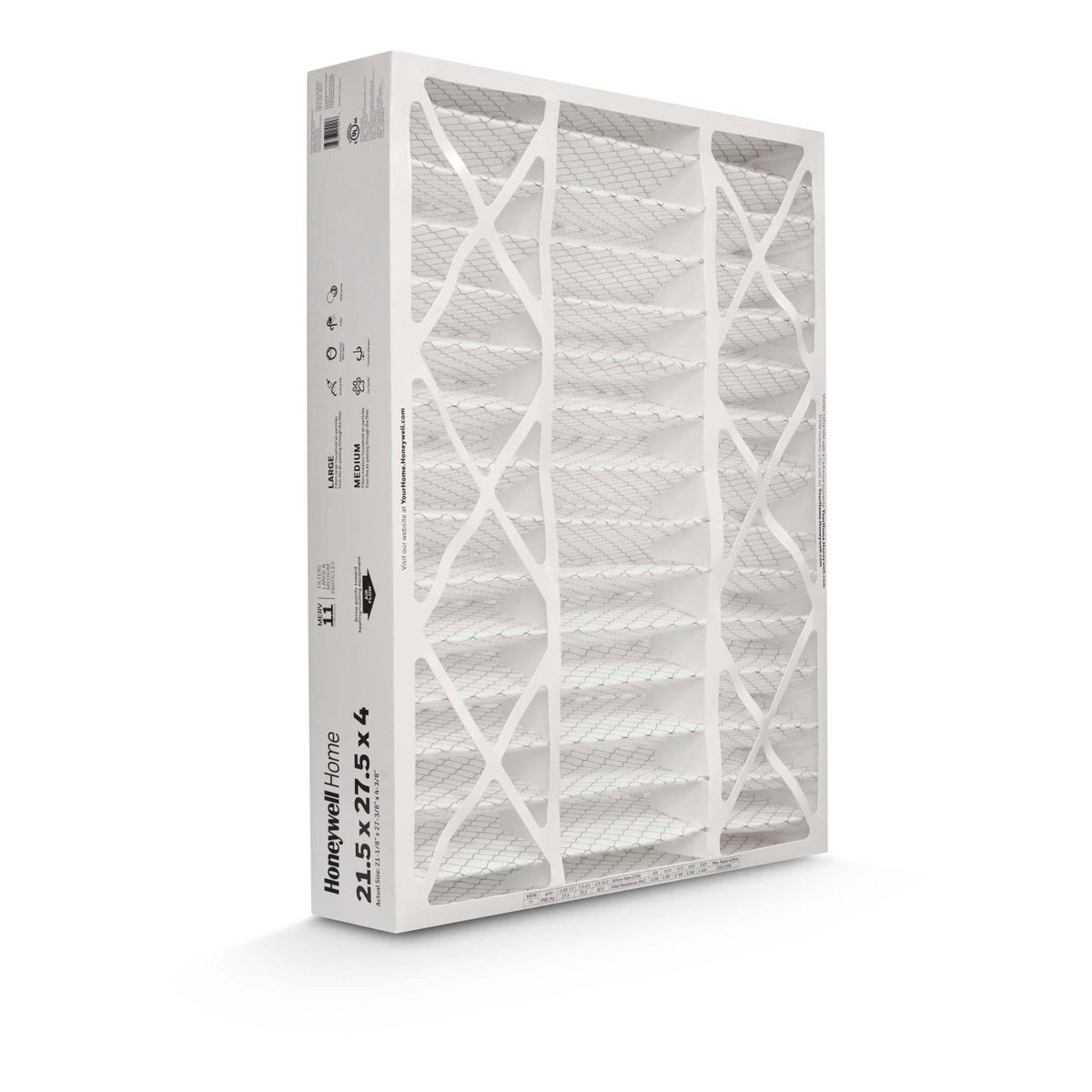 Honeywell Home FC100A1045/U FC100 Replacement Media Filter, 21.5 in x 27.5 in, MERV 11