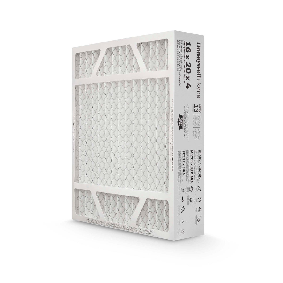 Honeywell Home FC200E1003/U FC200 Replacement Media Filter, 16 in x 20 in, MERV 13