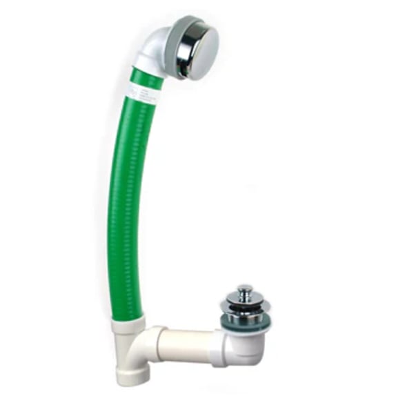 WatcoFlex® Push Pull Waste and Overflow with 21" Flexible Tubing Chrome