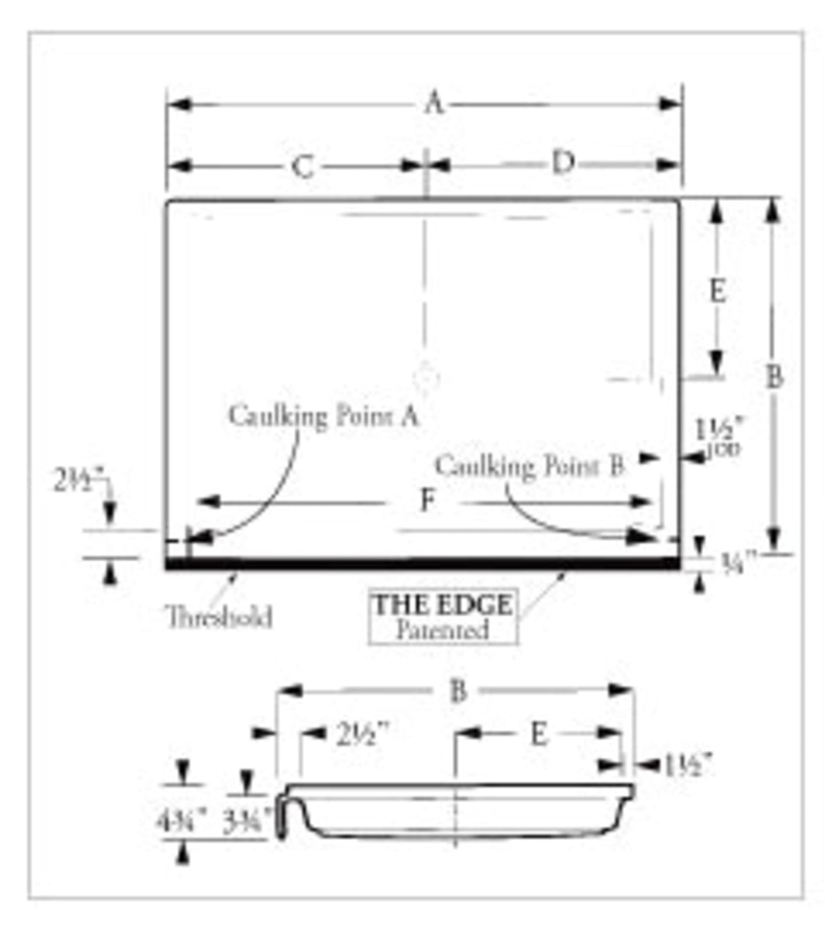 Florestone - (Shower Base) White, Gel Coated, Shower Bases & Walls - 1-Piece, Single Threshold (47-3/4" x 41-3/4" x 4-3/4")