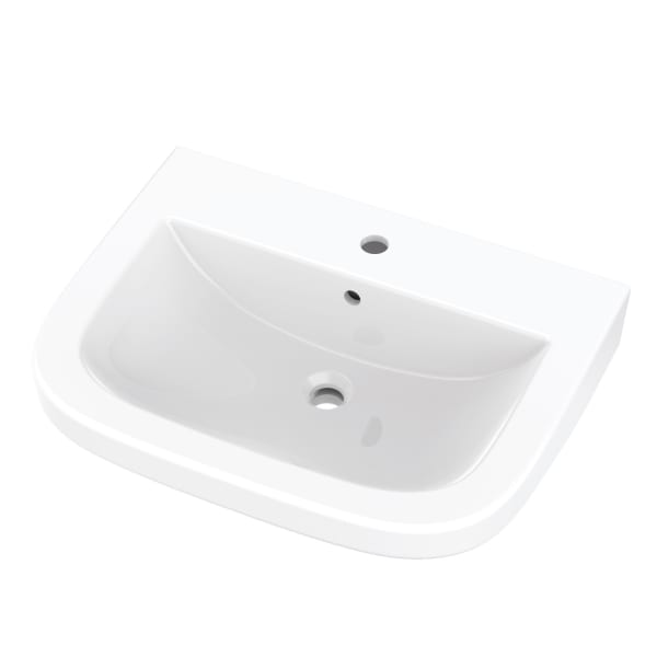 Wicker Park Ped Top Or Wall Hung Lav 24.63"x19.38" Single Hole White