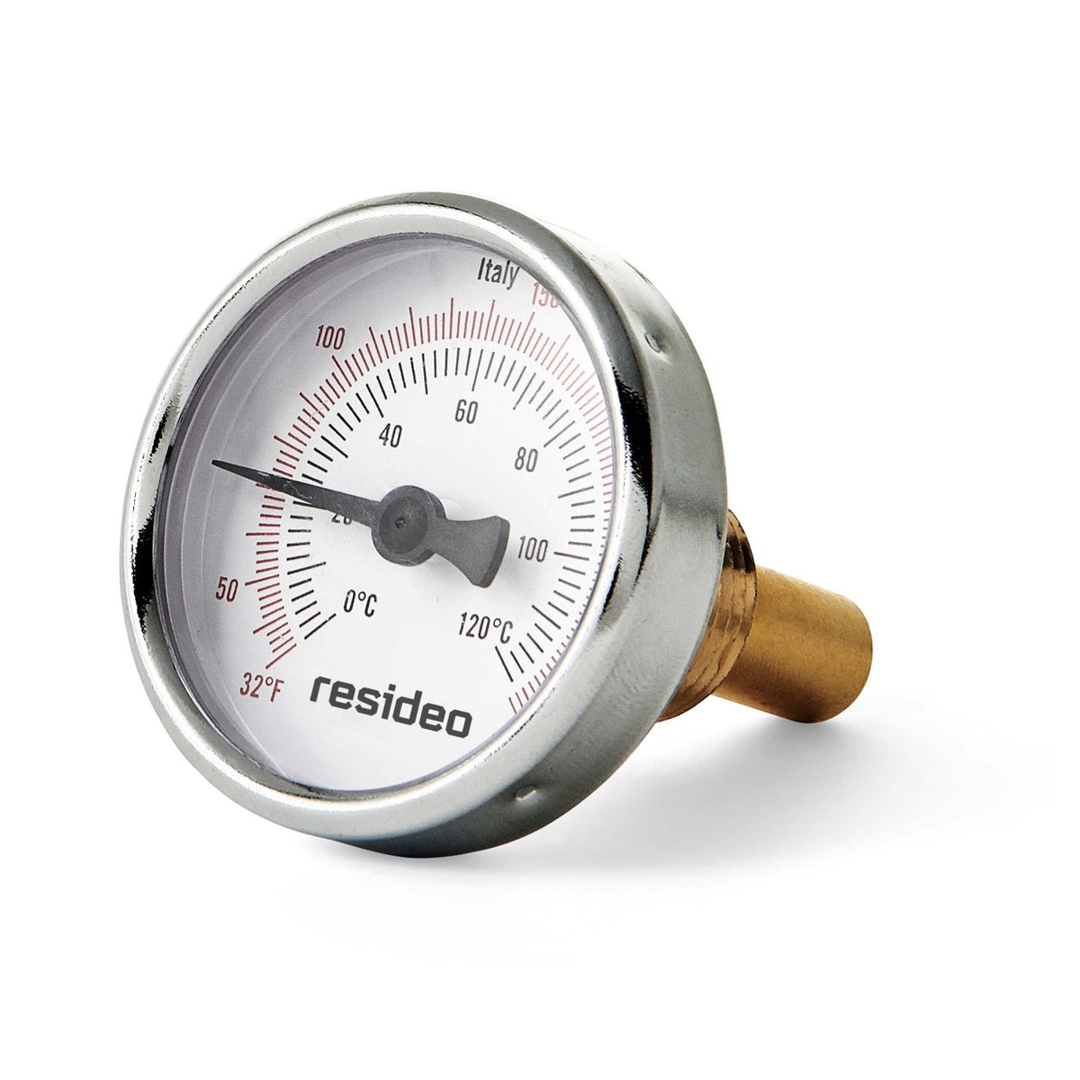 Resideo GT162/U 2-1/2 in Thermometer with Well, 32–250°F