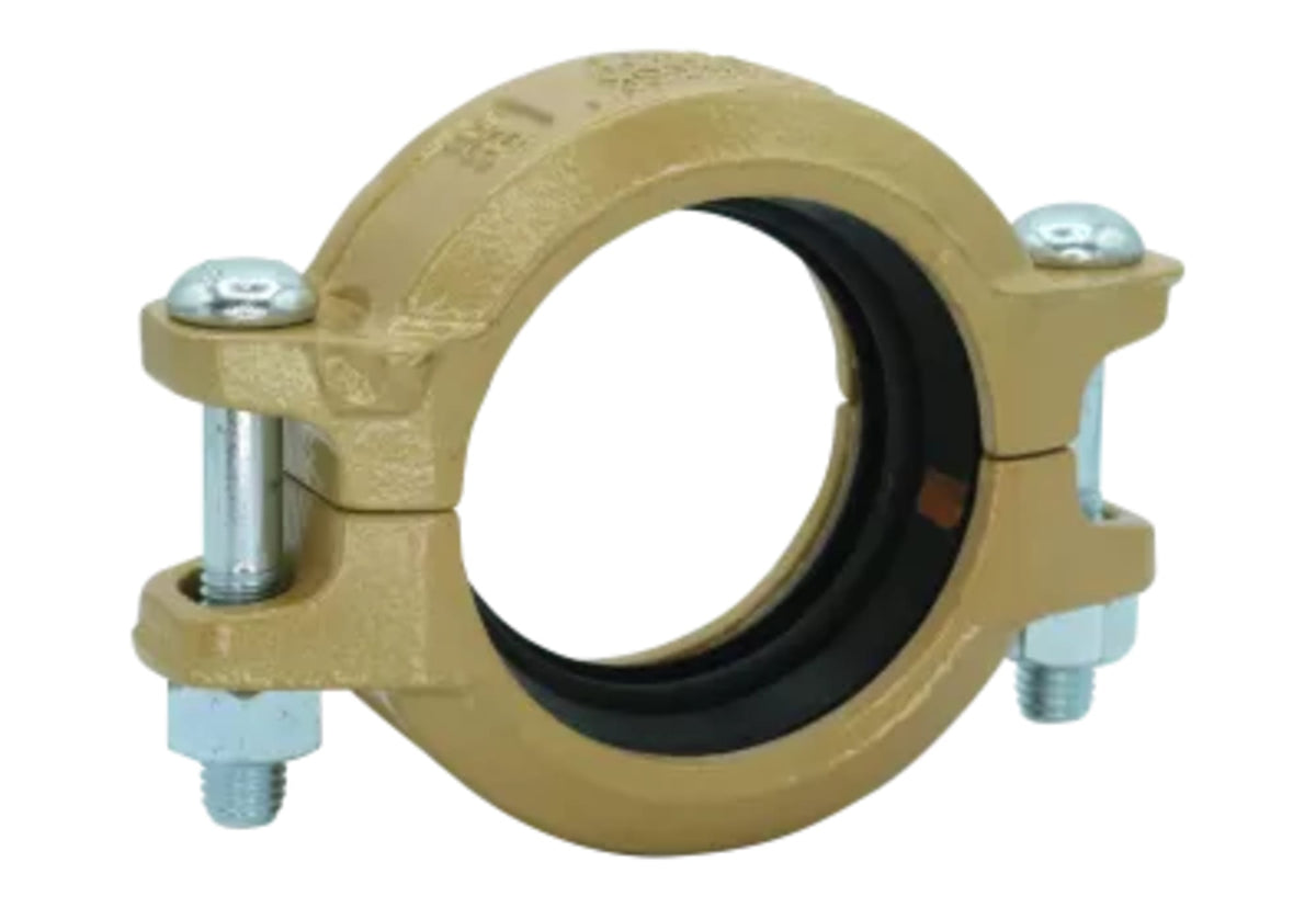 Gruvlok 3 x 2 inch reducing coupling, copper, grooved x grooved, EN gasket
