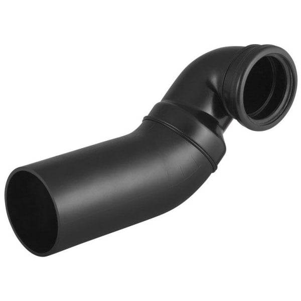 Geberit - HDPE, 90D, Drain Connector for RH Horizontal Drain Duofix Wall Hung Toilet Carrier