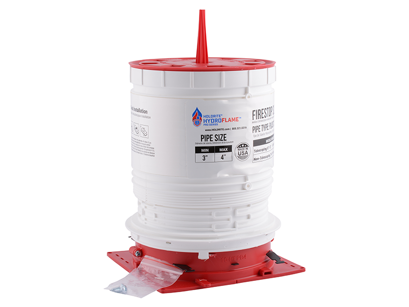 HoldRite HFP-P4 Telescoping Sleeve 3-in to 4-in Diameter 8-in to 12-in Height