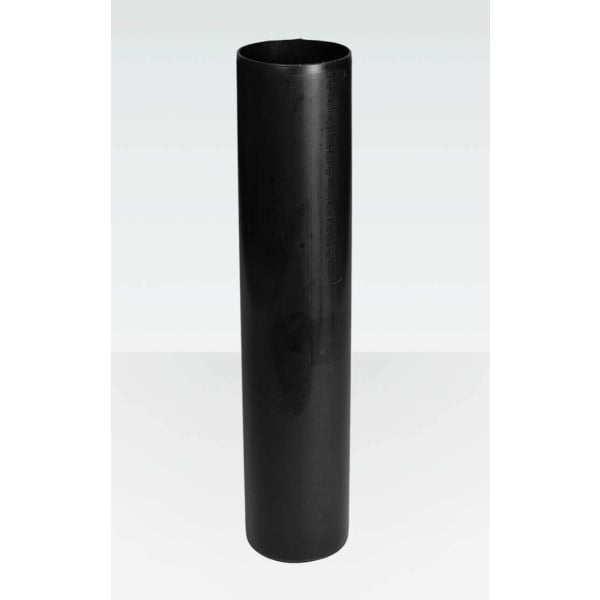 2" x 20" End Pipe PPs-UV Black
