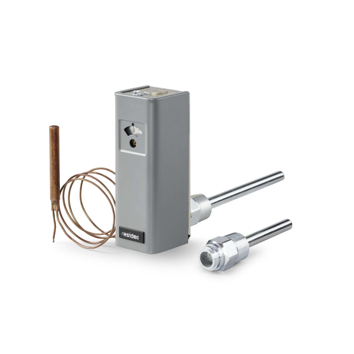 Resideo L8100B1128/U Water Heater High Limit and ECO Aquastat, 100-180 °F, 39 in Capillary