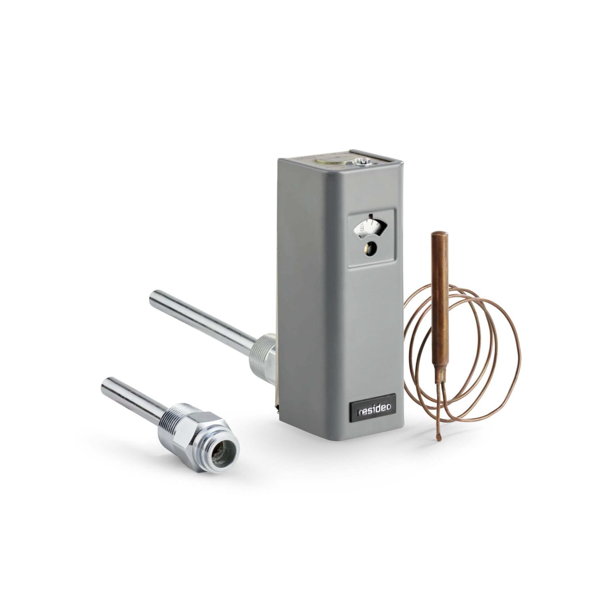Resideo L8100B1128/U Water Heater High Limit and ECO Aquastat, 100-180 °F, 39 in Capillary