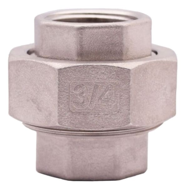 1-1/4" - 304 Stainless Steel Union - FNPT x FNPT