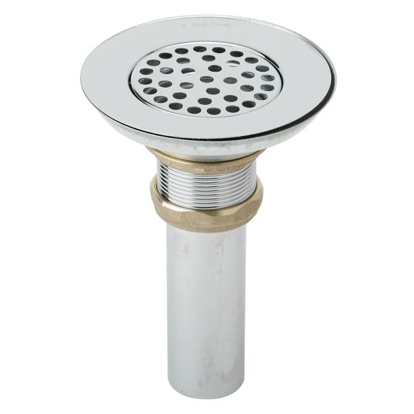 Elkay 3-1/2" Drain Type 304 Stainless Steel Body Strainer and Tailpiece