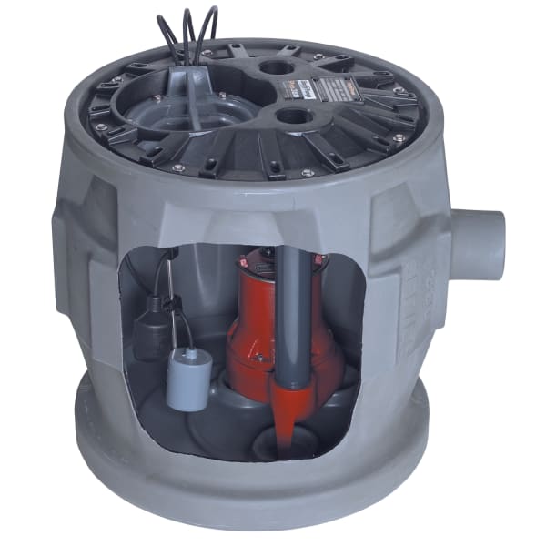 4/10 HP, Simplex Sewage Package, 1 PH, 115V, 2" Discharge, 10' cord