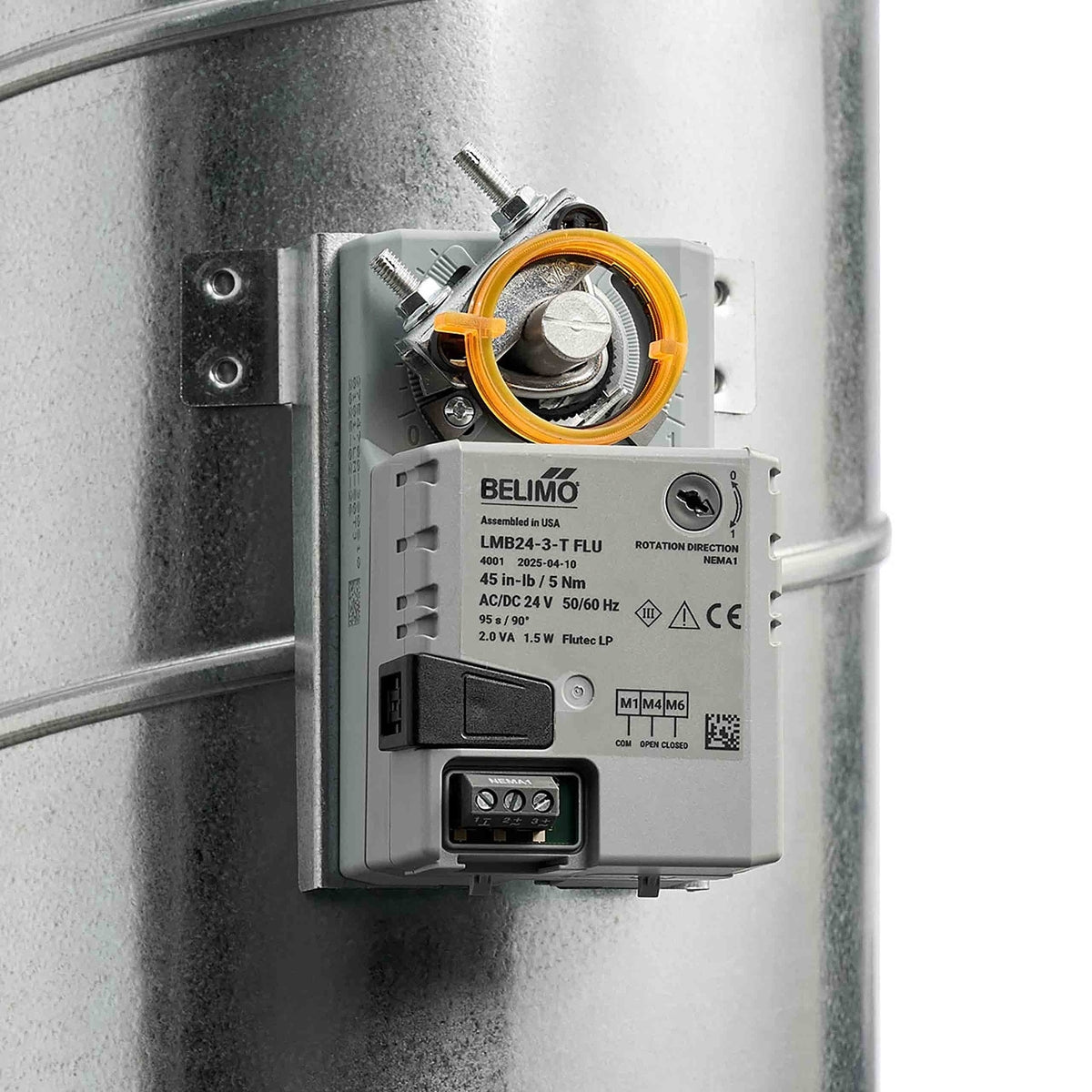 Honeywell Home MARD10/U Modulating Automatic Round Damper, 10 in