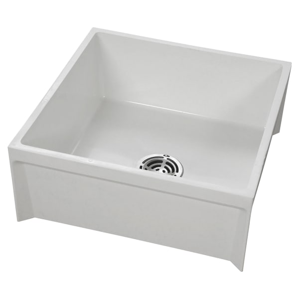 24" x 24" x 10" Molded Stone Mop Basin