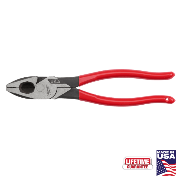 Milwaukee Tools 9" Lineman's Dipped Grip Pliers (USA)