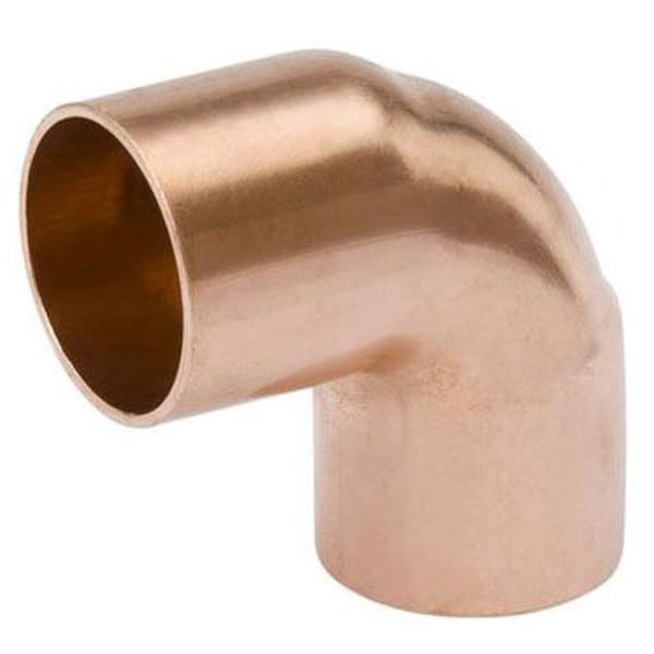 1-1/4" x 1" Copper Sweat Fittings - 90 Degree Elbow C x C