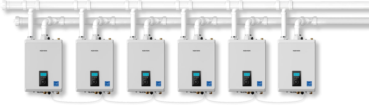 Navien High Efficiency Condensing Heating Boiler Max Htg Input: 80,000 BTU/h, Indoor Wall-Hung