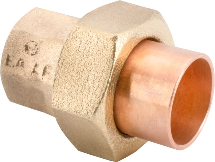 Legend Valve 302-305NL 1" Sweat x Sweat, No Lead Cast Brass by Copper Sweat x Sweat Large-Pattern Union