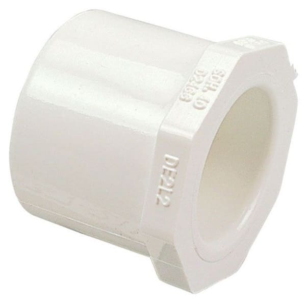 2-1/2" x 1-1/2" PVC SCH40 Bushing - Spigot x Socket