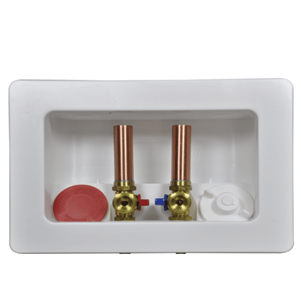 Kahuna™ Outlet Box with Hammer Arresters - White, Unassembled, WITH UPONOR ProPEX® VALVES