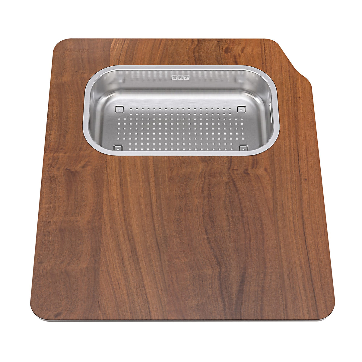 Franke 17.1-in. x 19.8-in. Solid Wood Cutting Board for Orca 2.0 OR2X110 Sink
