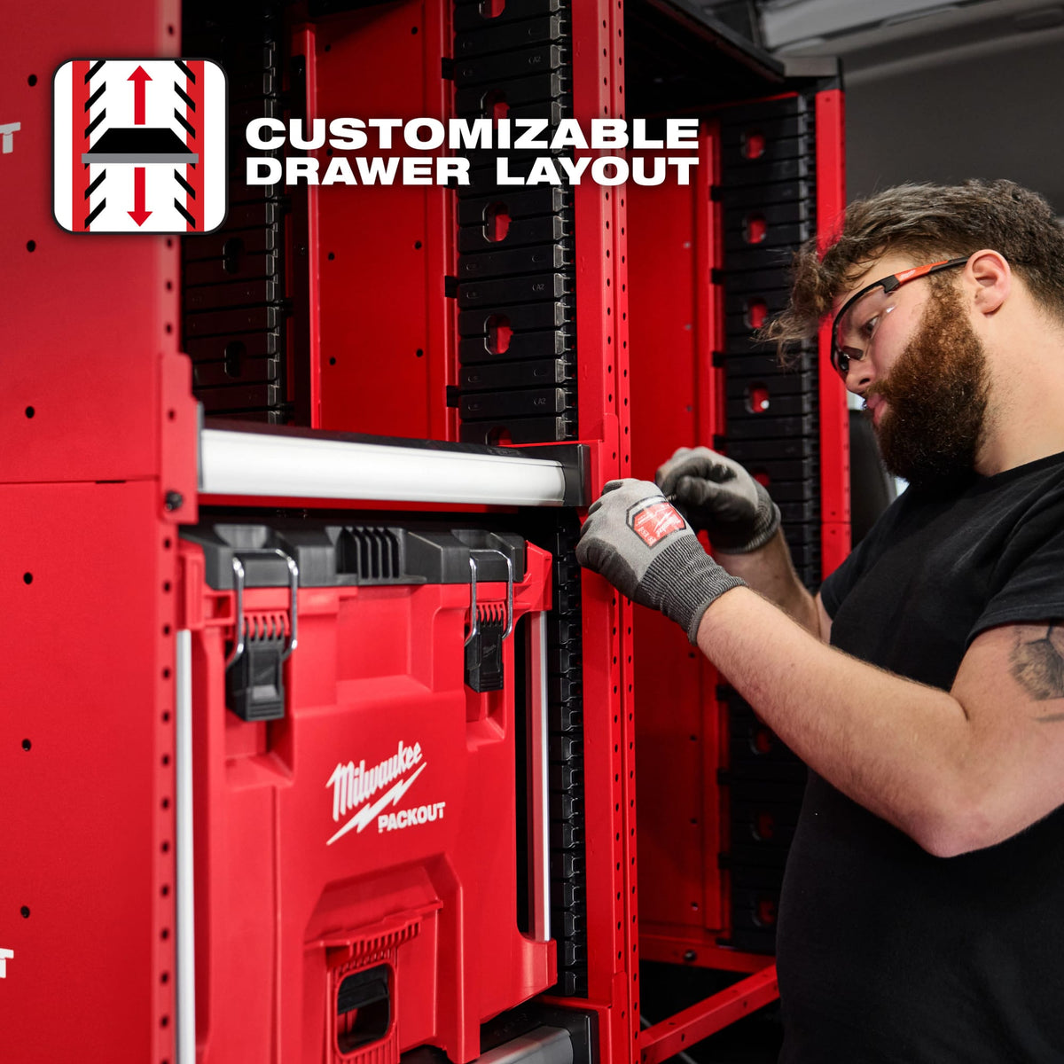 Milwaukee Tools PACKOUT™ Rack Drawer