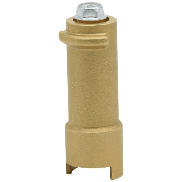 Brass Stem & Aluminum Extension for T-2005, T-2006, T-2007, & T-2008 PEX Ball Valves, For 1-1/4" to 1-1/2" Valves