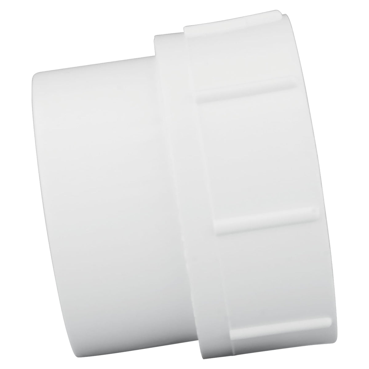 Charlotte Pipe 8" PVC DWV Fitting Female Adapter (Cleanout Adapter less Plug) - Spigot x FPT