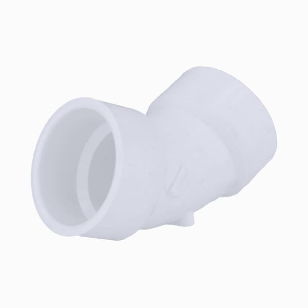 8" PVC DWV 45° Elbow - H x H