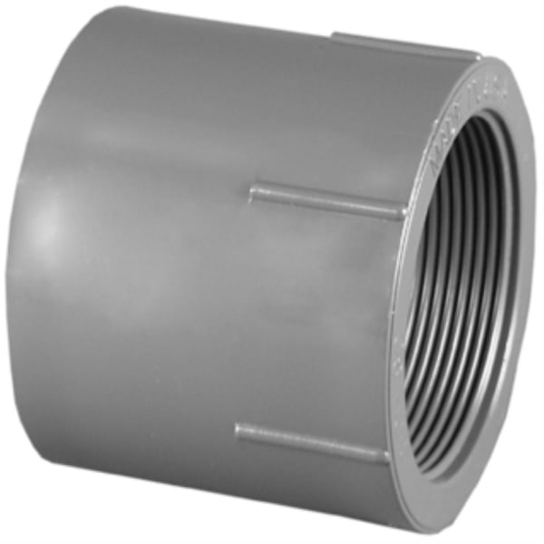 2" PVC SCH80 Female Adapter - Socket x FPT