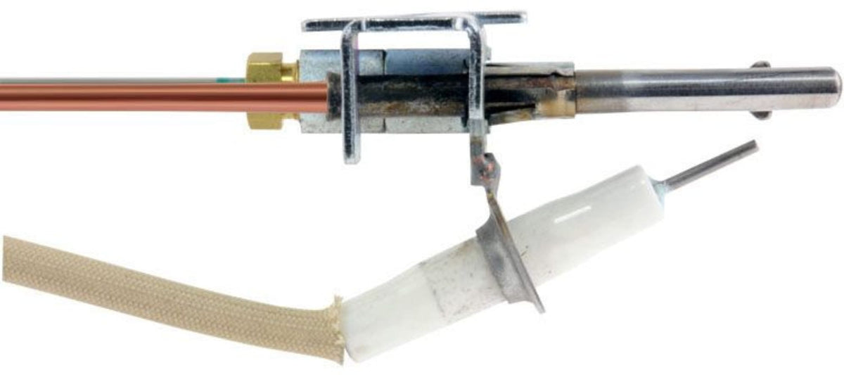 Rheem Natural Gas, Pilot Assembly Replacement Kit with (1) Burner Access Door Gasket/(4) Tinnerman Clip/(1) Pilot Assembly/(4) #8 x 3/4" L Torx Head