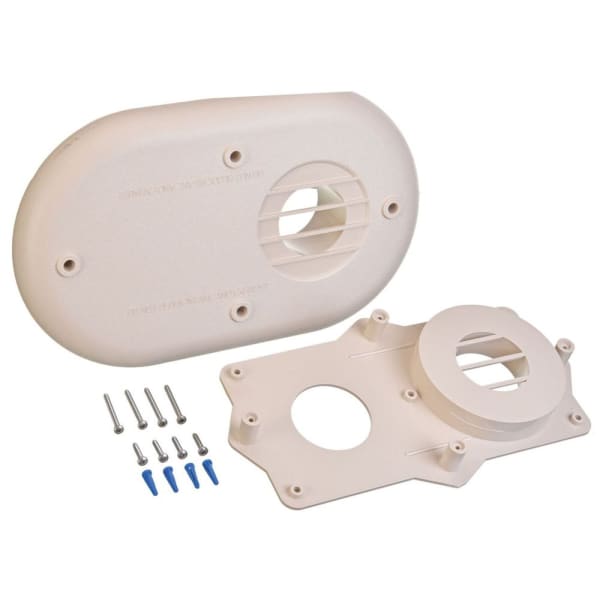 2", Vent Termination with (1) 4" x 4" Aqua PROTECH Preprinted Label for Water Heater